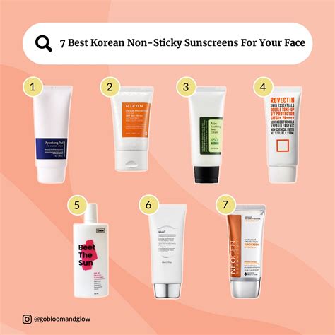 korean sunscreen for face