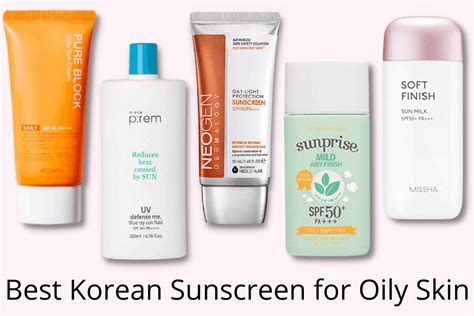 korean sunscreen for oily skin