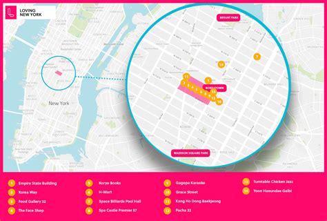 koreatown map nyc