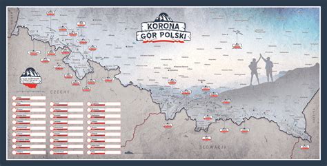korona gor polski mapa