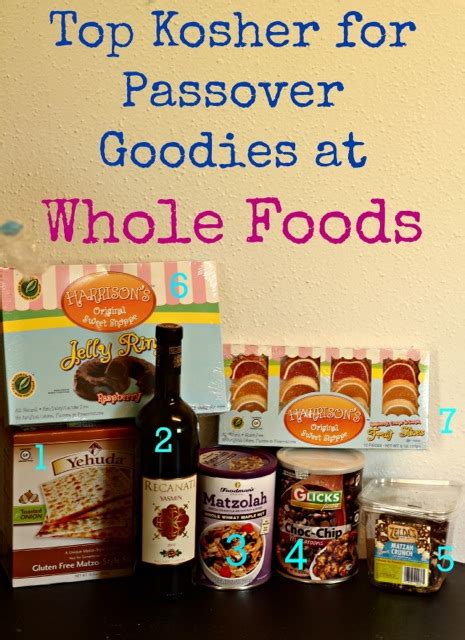 kosher for passover items