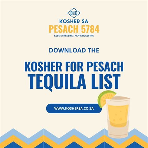 Kosher For Pesach Tequila