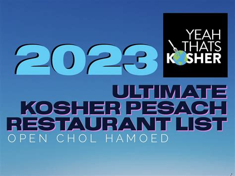 kosher passover programs 2015