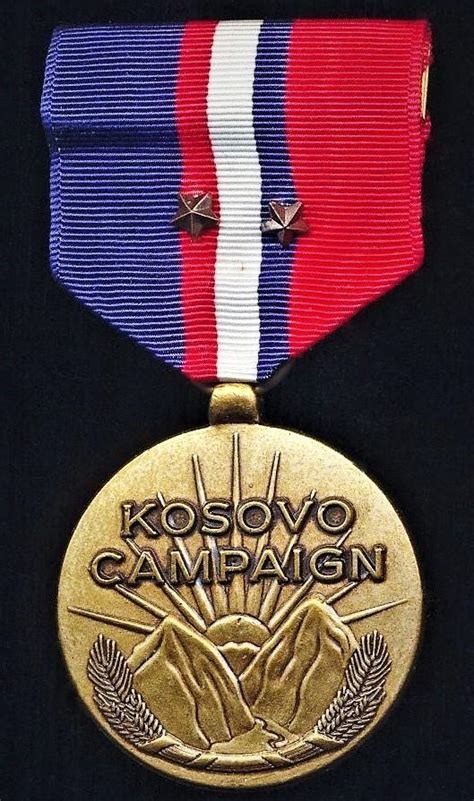 kosovo campaign medal with bronze star