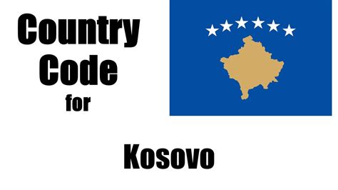 kosovo country code letters