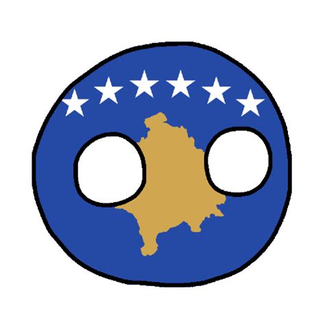 kosovo countryball