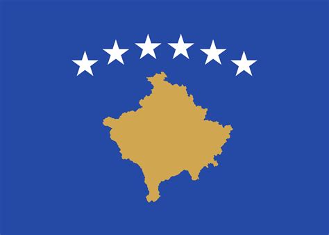 kosovo flag colors