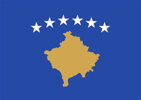 kosovo flag svg
