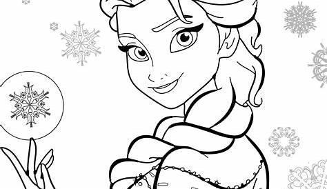 Ausmalbilder Elsa - Ausmalbilder Coloring Pages