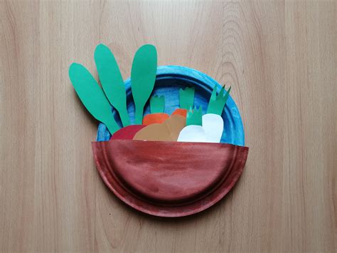 koszyk z warzywami praca plastyczna