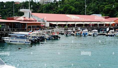 Jesselton Point Waterfront at Kota Kinabalu , Sabah Editorial Stock