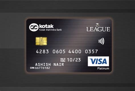 kotak bank league credit card