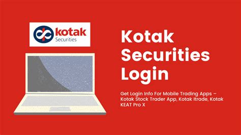 kotak login to trade