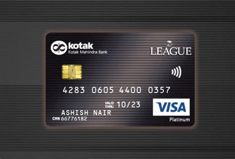 kotak mahindra bank league credit card