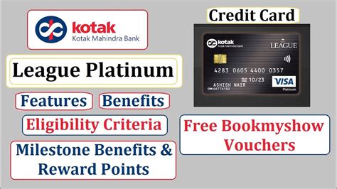 kotak mahindra league credit card benefits