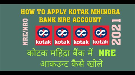 kotak nre account online