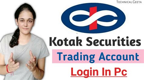 kotak online trading login