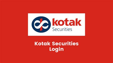 kotak securities official website