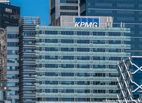 KPMG Corporate Facility and Logo Editorial Photography Image of