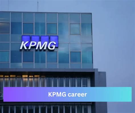 kpmg careers portal login