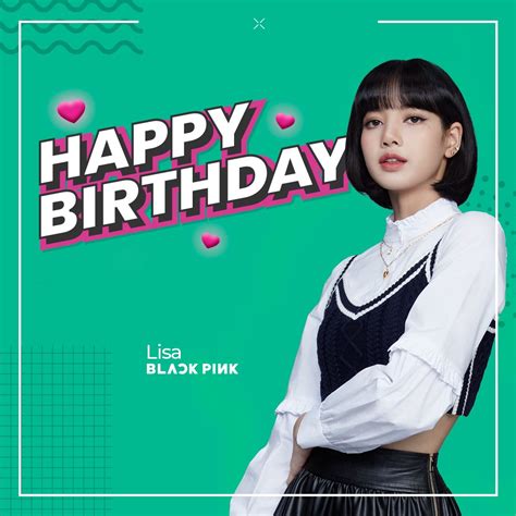 kpop blackpink lisa birthday