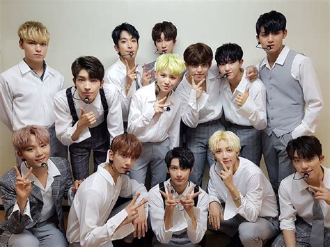 kpop boy groups with 7 members seventeen