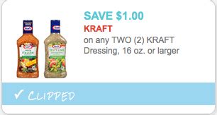 New Kraft Canada Coupons Available Save On Kraft Salad Dressing, All