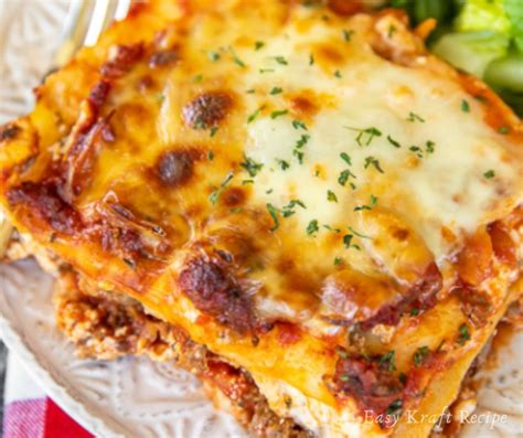 kraft dinner easy lasagna