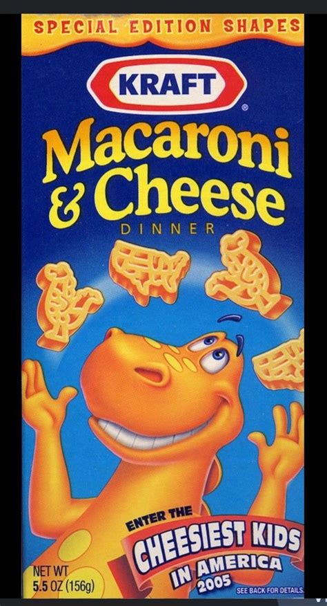 kraft mac and cheese dinosaur