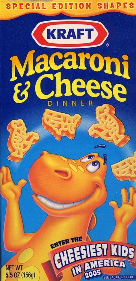kraft macaroni and cheese dinosaur