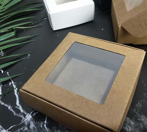 Kraft Paper Window Box