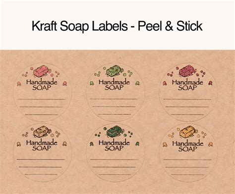 Kraft Soap Labels