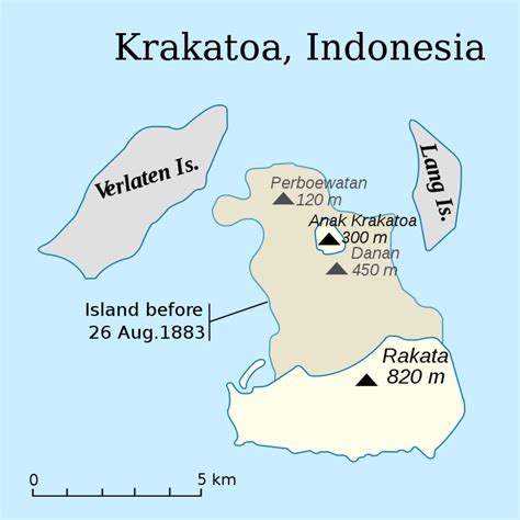 krakatoa before and after 1883