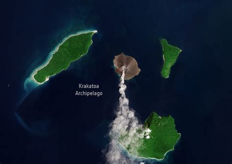 krakatoa on world map