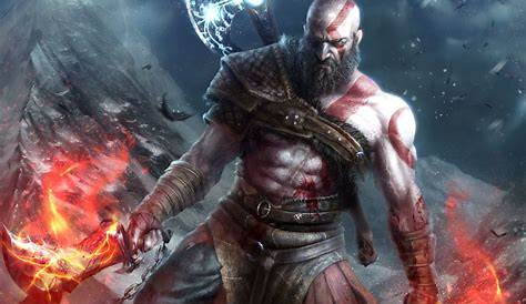 Kratos God Of War Fan Art 4k Wallpaper,HD Games Wallpapers,4k