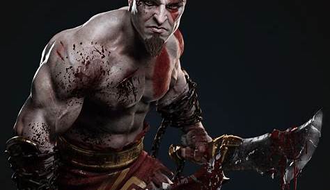 rigged God of war 4 Kratos rigged 3d model god | CGTrader