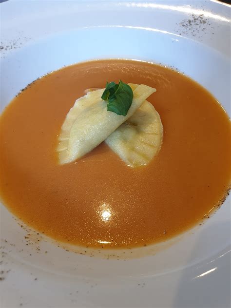 Ravioli gevuld met kreeft