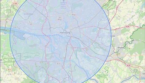 Umkreissuche - Ermitteln Sie den Radius um einen Ort - Umkreissuche Maps