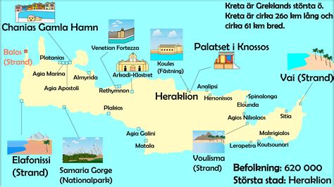 Map Of Crete In English