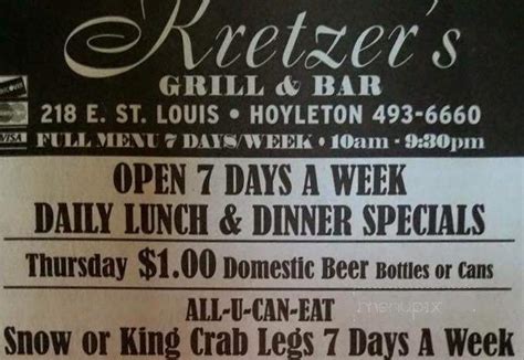 kretzer's grill and bar