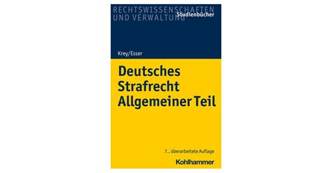 Latest Krey Esser Strafrecht At References