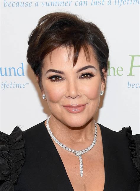 Kris Jenner's Textured Pixie Haircuts For Women Over 50 With Oval