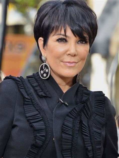 Kris Jenner's Textured Pixie Haircuts For Women Over 50 With Oval