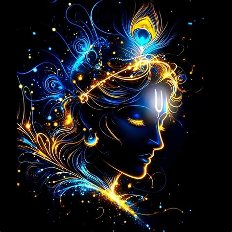 Krishna Hd Wallpaper Black Background