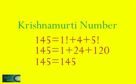 krishnamurthy number