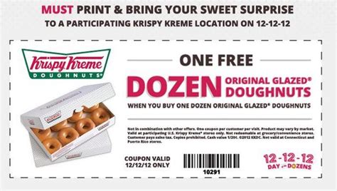 krispy kreme coupons free dozen