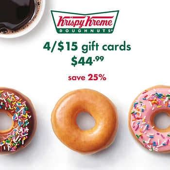 krispy kreme donuts gift card