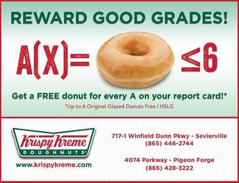 krispy kreme free donuts for grades 2022