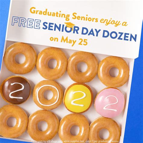 krispy kreme free donuts for graduates 2022