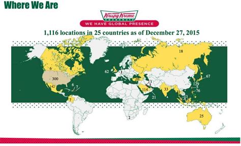 krispy kreme locations around the world